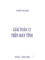 Giải toán lớp 12 trên máy tính (hay)