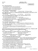 kiểm tra học kì 10 cb