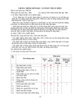 De cuong chi tiet C.S  KY THUAT DIEN