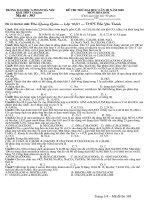 De thi thu dai hoc lan 1