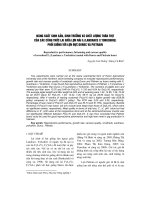Năng suất sinh sản, sinh tr-ởng và chất l-ợng thân thịt của các công thức lai giữa lợn nái F1(Landrace x yorkshire) Phối giống với lợn đực Duroc và pietrain
