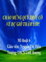 Mĩ thuật 6-Bài 10-Màu sắc