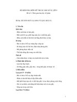 ĐỀ KIỂM TRA MÔN MỸ THUẬT, HỌC KỲ II, LỚP 8 Đề số 1 