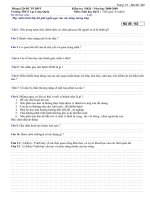 KT HK II  Sinh 8- năm học 2008-2009