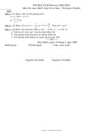 Đề Thi HKI, II cơ bản