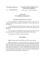 ĐIỀU LỆ TRƯỜNG MẦM NON