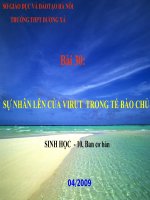bài 30lop1Sự nhân lên của virut.ppt