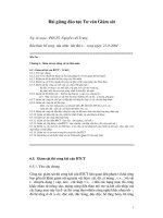 Bài giảng đào tạo tư vấn giám sát 