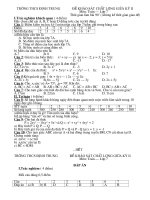 de kiem tra hoc ki II lop 7