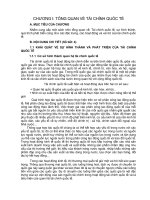 TỔNG QUAN về tài CHÍNH QUỐC tế 