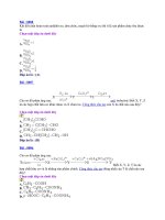 Bộ đề trắc nghiệm-đáp án số 56 môn Hóa