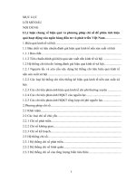 Vận dụng phương pháp chỉ số phân tích hiệu quả hoạt động của ngân hàng đầu tư và phát triển Việt Nam