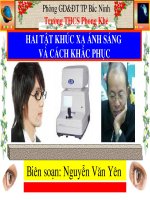 Hai tật khúc xạ ánh sáng và cách khắc phục
