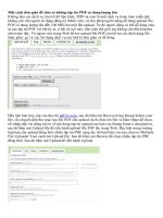 Một cách đơn giản để chia sẻ những tập tin PDF có dung lượng lớn