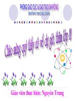 giáo án hổ trợ sự ngưnh tụ đã sửa