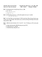 Đề tham khảo thi HKII Toán 8 (14)