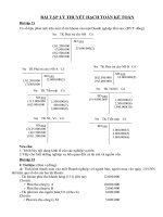 Bài tập lý thuyết hạch toán kế toán 