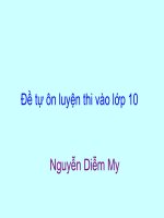 ôn tốt đê thi vào lớp 10