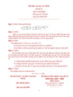 Hang tram dethi cac Tinh Phia Bac