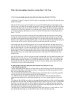 nông nghiệp - nông thôn Việt Nam hiện nay