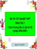 Ôn thi tốt nghiệp- practice 1