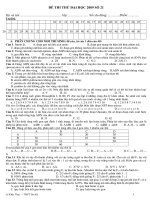 Đề đại học tham khảo 21