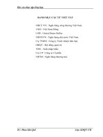 TÌNH HÌNH KINH DOANH CỦA  CHI NHÁNH BA ĐÌNH