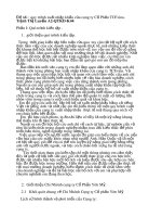 quy trình xuất nhập khẩu của công ty Cổ Phần TCEvina