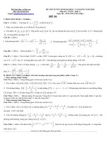 ĐỀ THI THỬ ĐẠI HỌC CAO ĐẲNG NĂM 2010 MÔN TOÁN KHỐI A ĐỀ 1