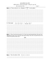 Bài kiểm tra HSG Toán 5