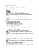 De thi dai hoc Hoa ma de 503