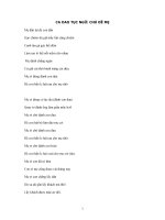 CA DAO TỤC NGỮ CHỦ ĐỀ MẸ