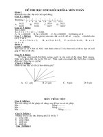 De Thi HSG khối 4 08-09