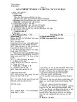 Quá trình VH và phong cách VH