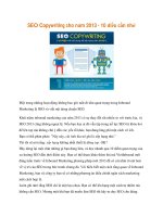SEO copywriting cho năm 2013   10 điều cần nhớ 