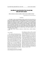 ảnh h-ởng của canxi đến độ bền kết hợp của nhũ t-ơng đ-ợc làm từ natri caseinat