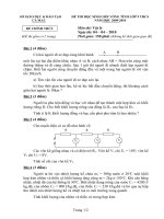 ĐỀ THI HỌC SINH GIỎI VÒNG TỈNH LỚP 9 THCS NĂM HỌC 2009-2010 MÔN VẬT LÝ - SỞ GIÁO DỤC VÀ ĐÀO TẠO CÀ MAU