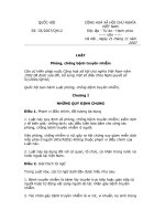 Luật phòng chống bệnh truyền nhiễm