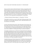 BẦN VỀ THUẬT NGỮ 