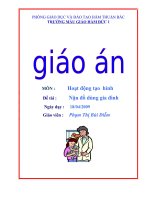 Môn:  Hoạt động tạo hình
