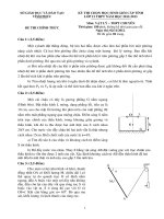 ĐỀ THI CHỌN HỌC SINH GIỎI CẤP TỈNH LỚP 12 THPT NĂM HỌC 2012-2013 Môn VẬT LÍ - THPT CHUYÊN