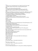 Câu hỏi trắc nghiệm ôn tập kinh tế vĩ mô 