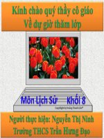 bai8 tiêt 14: su phát triển khoa hoc kỷ thuật -