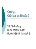Chiến lược xúc tiến quốc tế 