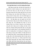 Các tập đoàn bán lẻ và thị trường Hàn Quốc