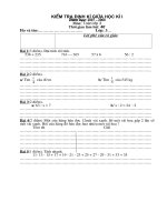 kiem tra giua ki I mon toan 3