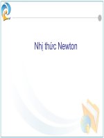 nhị thức Newton