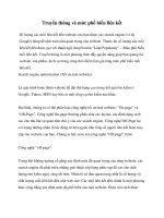 Truyền thông và mức phổ biến liên kết 