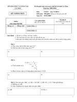 ĐỀ THI GIẢI TOÁN TRÊN MÁY TÍNH BỎ TÚI TỈNH CÀ MAU NĂM HOC 2009-2010 MÔN TOÁN LỚP 9 THCS