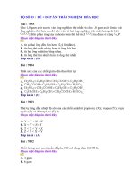 ÔN HÓA HỌC :BỘ ĐỀ 83 + ĐÁP ÁN